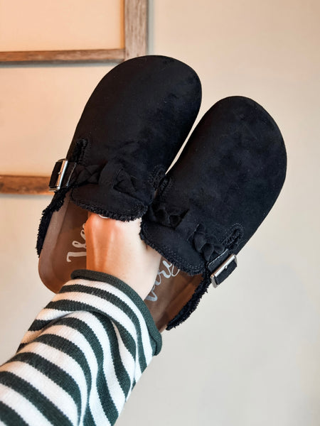 Braided Clog - Black