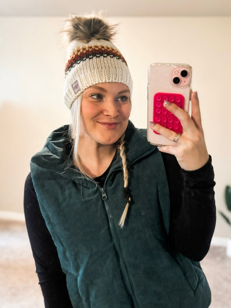 Addyson Pom Beanie - 4 Color Options