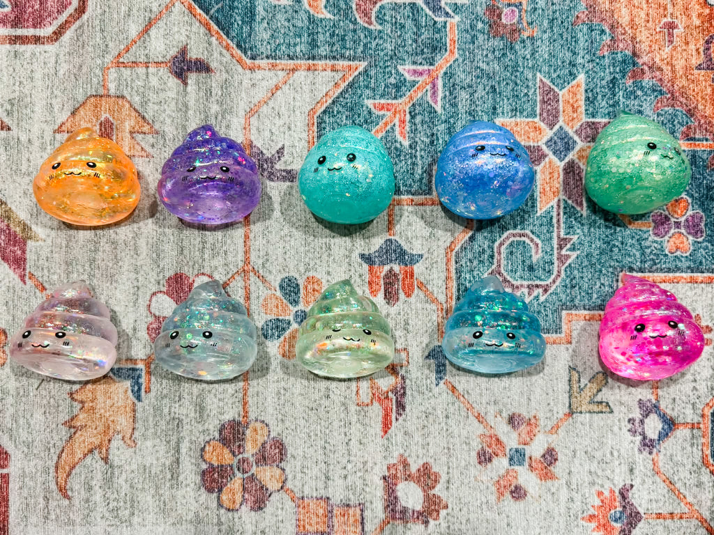 Poop Squishy - Clear Green
