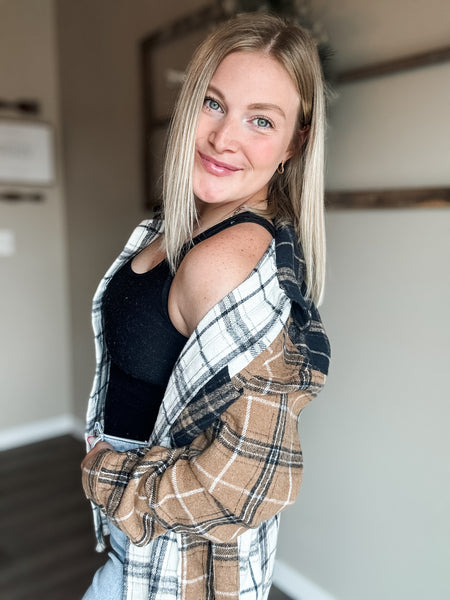 PREORDER Phoebe Mixed Plaid Shacket