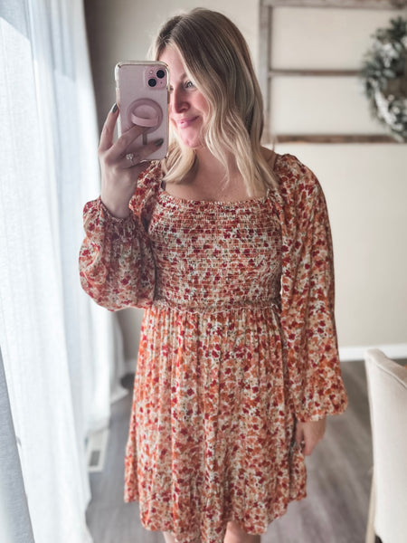 Isobel Floral Smocked Dress