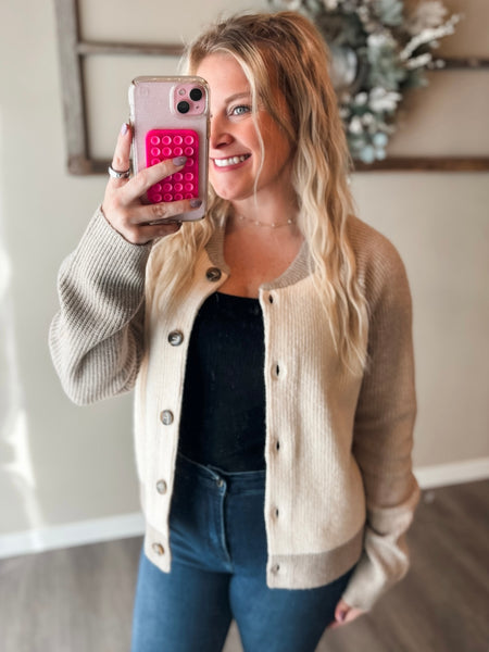 Campus Cutie Varsity Cardigan