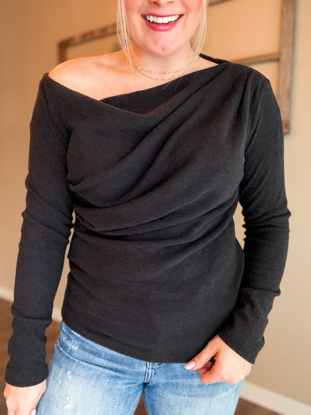 Zosia One Shoulder Knit Top