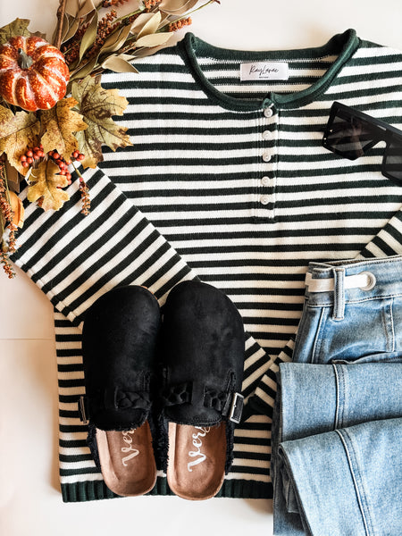 Braided Clog - Black
