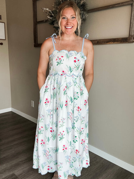 PREORDER Wisteria Lane Floral Dress