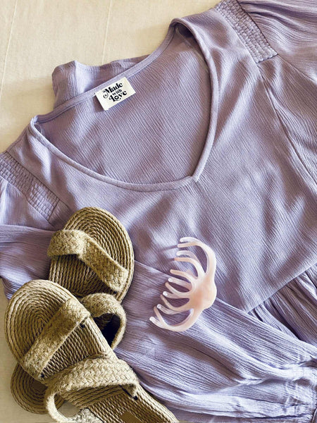 Jaylani Babydoll Dress - Lilac