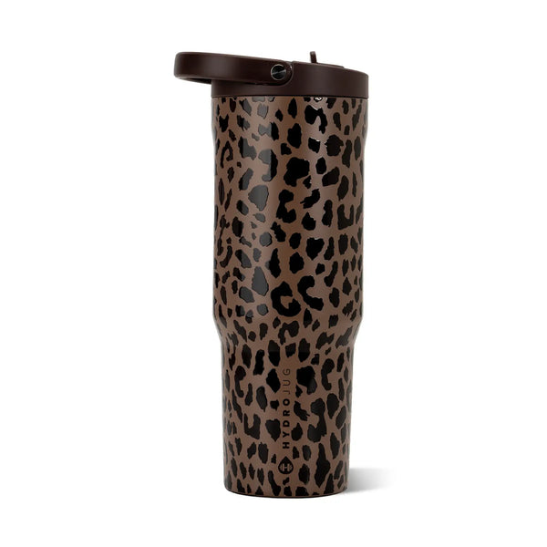 HydroJug 32 oz Sport Water Bottle - Brown Leopard