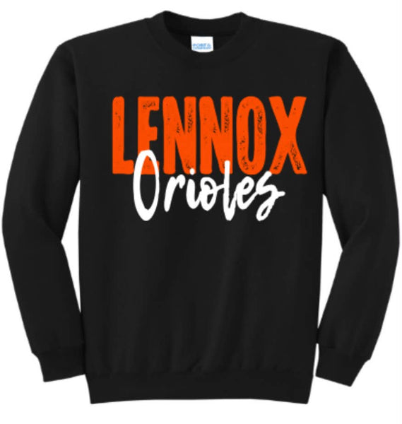 PREORDER Spiritwear Crewneck Sweatshirt - Lennox Orioles