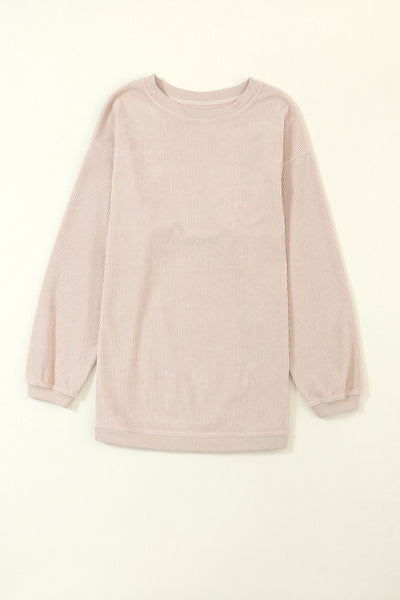 Arabelle Corded Crewneck