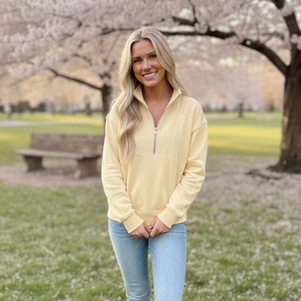 Isabella Half-Zip Pullover