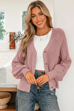 Briley Textured Cardigan - SIZE MEDIUM