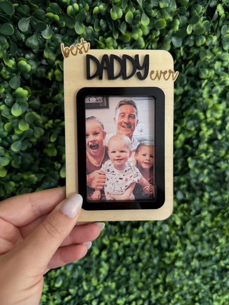 Visor Clip Photo Frame