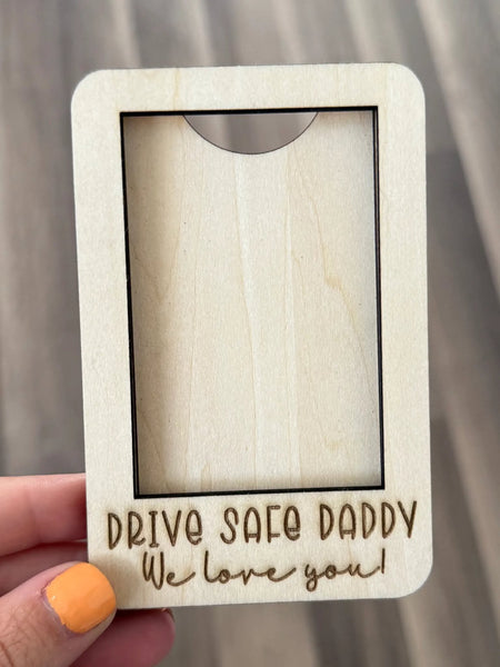 Visor Clip Photo Frame