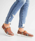 Aaliyah Rust Slip-On Sneakers