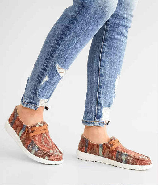 Aaliyah Rust Slip-On Sneakers