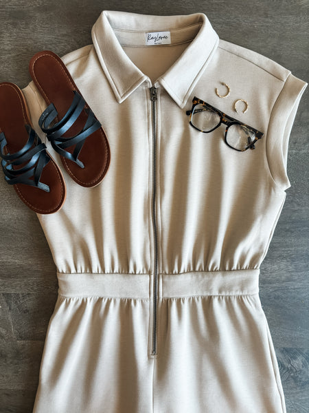 PREORDER Everlee Collared Jumpsuit