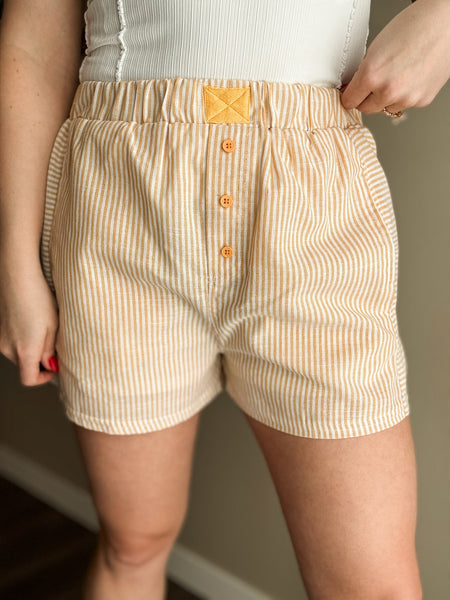 Winnie Boxer Shorts - Yellow