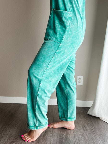 Joanna Washed Jumper - Green