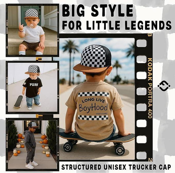 Little Man Flat Brim Hat