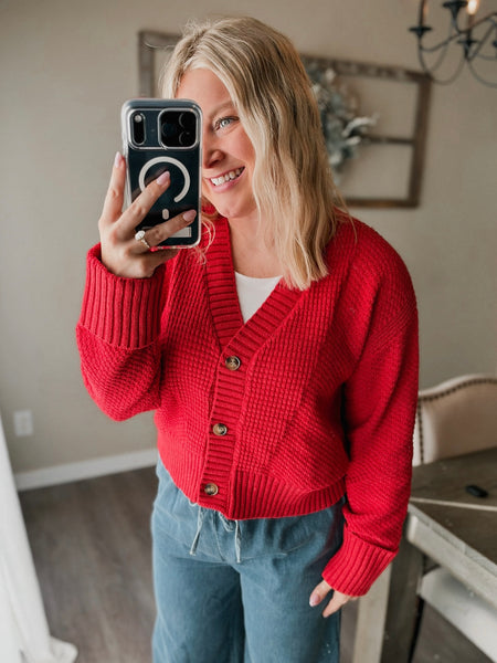 Lilibet Textured Knit Cardigan