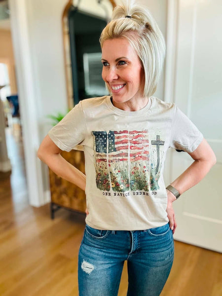 One Nation Under God Graphic Tee