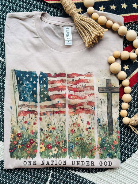One Nation Under God Graphic Tee