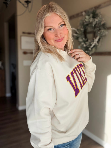 PREORDER Minnesota Retro Embroidered Mockneck