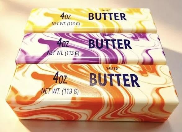 Marble Butter - Yellow