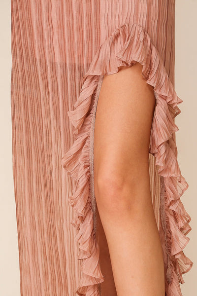 Sonora Pleated Ruffle Skirt