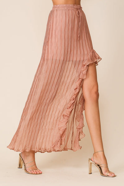 Sonora Pleated Ruffle Skirt