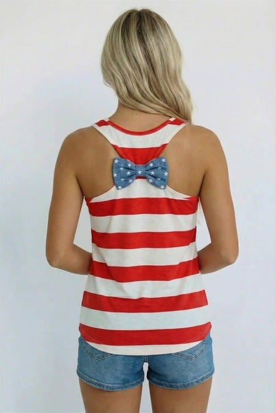 Red, White, & Cute Tank