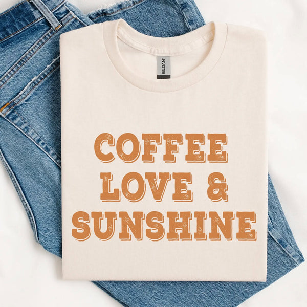 Coffee & Jesus Lovers Graphic Tees