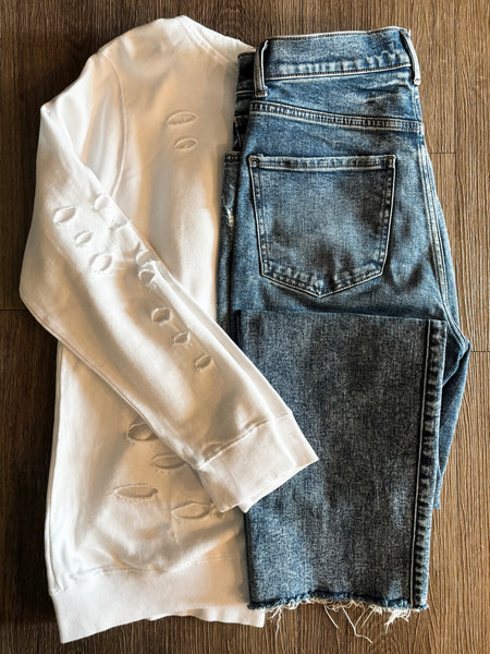 Slater Distressed Hoodie