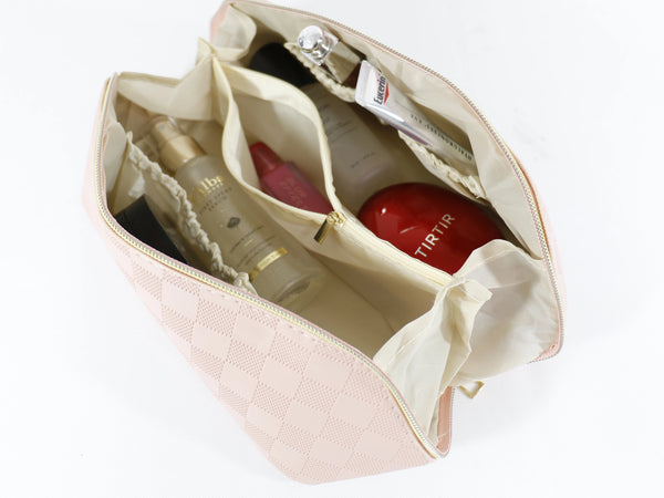 Signature Check Makeup Bag