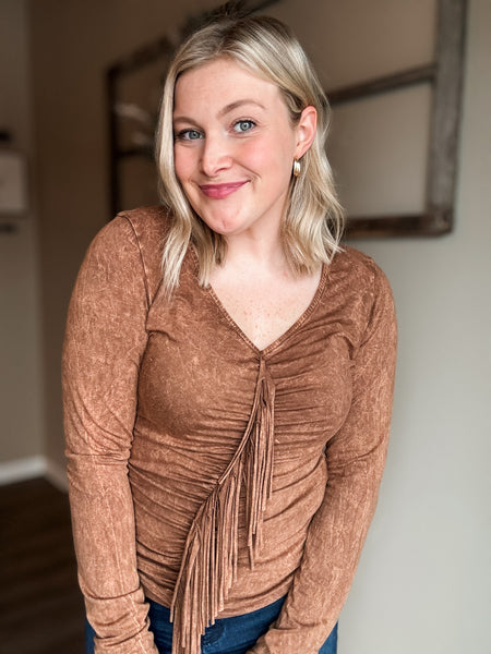 Mckenna Mineral Dyed Top