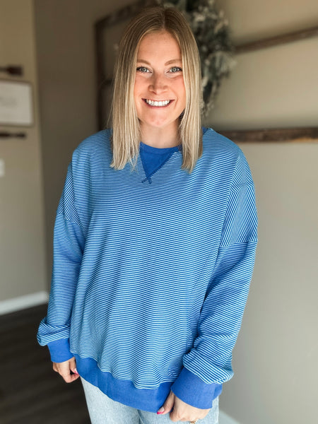 PREORDER Dellie Stripe Pullover