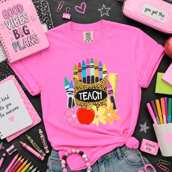 Colorful Teacher Tees - SIZE XL