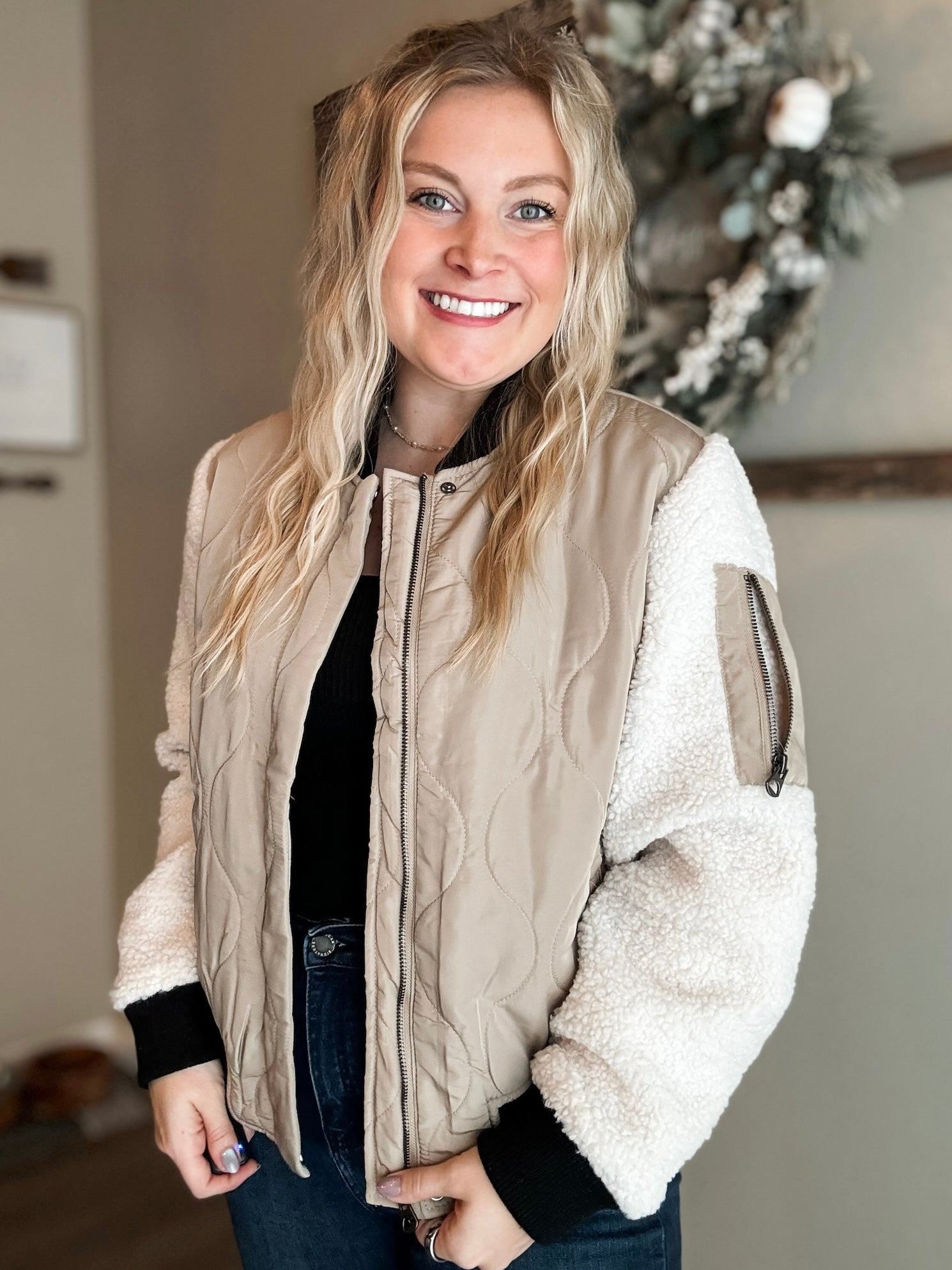 Aero Quilted Bomber Jacket