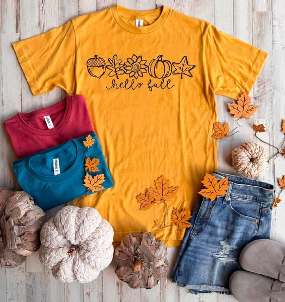 Hello Fall Graphic Tee