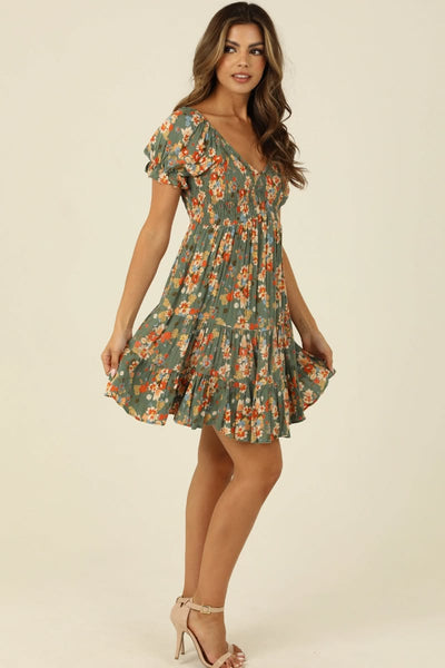 Jessamy Smocked Floral Dress