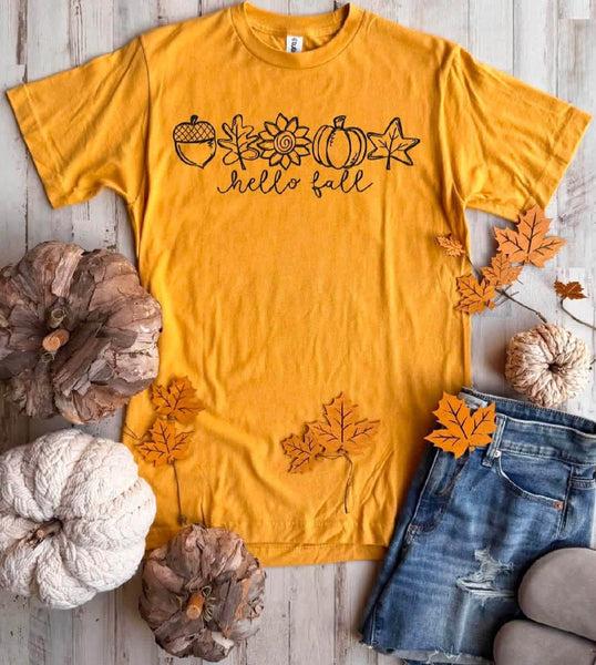 Hello Fall Graphic Tee