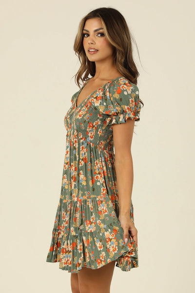 Jessamy Smocked Floral Dress