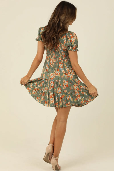 Jessamy Smocked Floral Dress