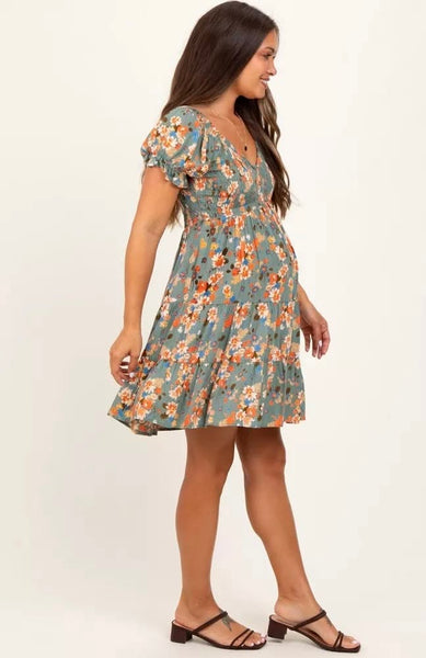 Jessamy Smocked Floral Dress