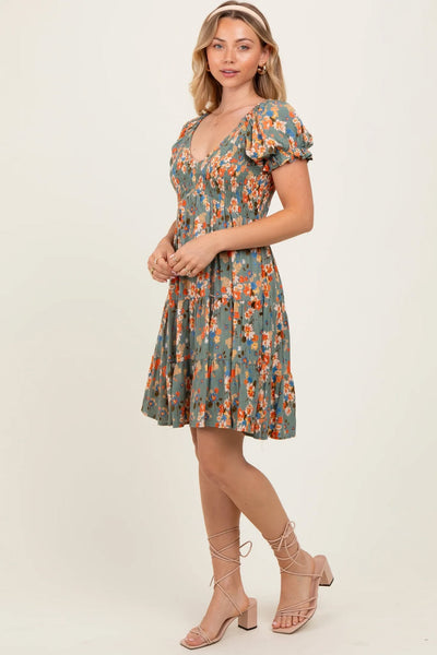 Jessamy Smocked Floral Dress