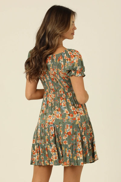 Jessamy Smocked Floral Dress