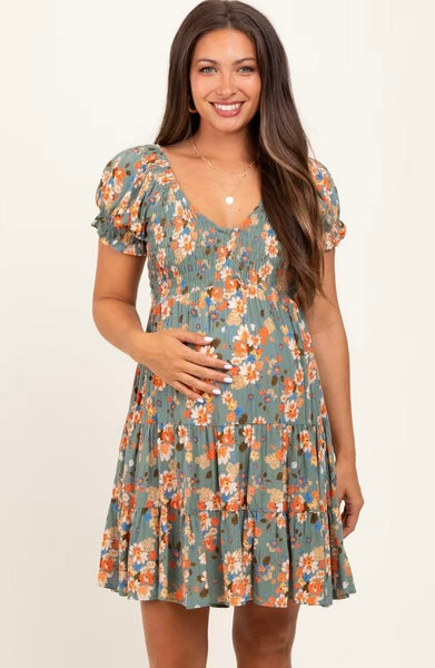 Jessamy Smocked Floral Dress