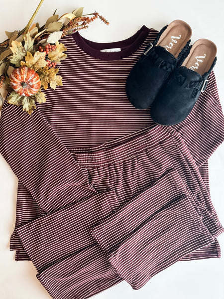 PREORDER Weekend Away Stripe Lounge Set