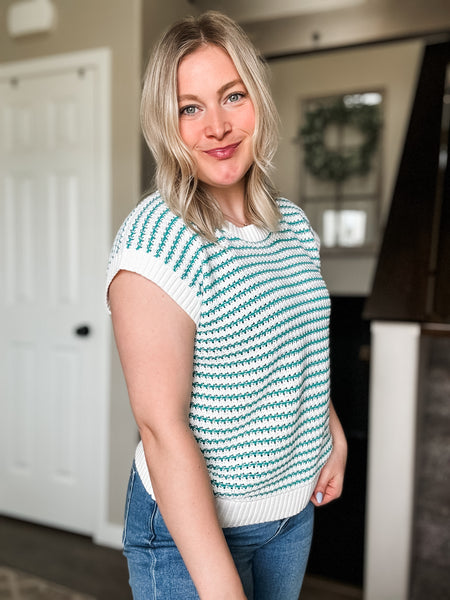 PREORDER Catalina Stripe Sweater Top