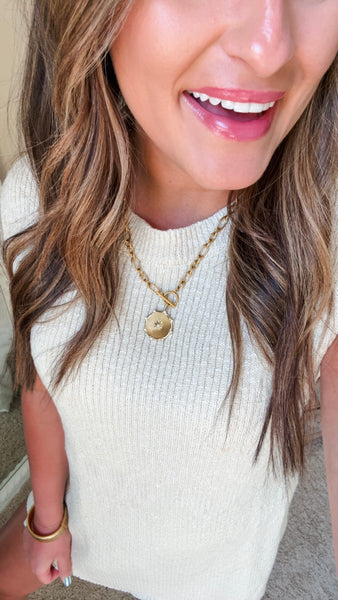 Sunburst Chain Necklace